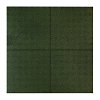 Rubbertegel 100x100x4,3 cm groen