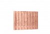 W42084 Douglas geschaafd plankenscherm 19-planks 16 mm, 180x130 cm, betonsysteem, onbehandeld**