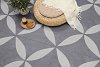 GeoCeramica Ambiente 60x60x4 cm Antracite Flower - per st