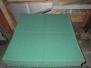 Rubbertegel 100x100x4,3 cm groen