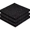 Tegeldrager Rubber 10x10x1 cm Zwart