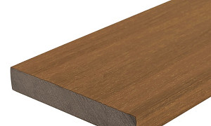 Fiberdeck Premium Kantplank WPC 23x138x3000 mm Teak SE massief