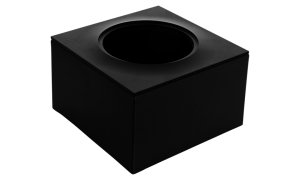 BOX 1 100x100 mm Black