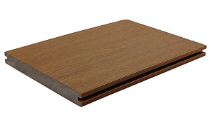 Fiberdeck Premium massief WPC Small 23x138x4000 mm Teak