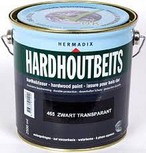 Hardhoutbeits 465 Zwart Transparant (2500 ml)