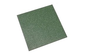 W12559 Rubbertegel particulier 50x50x2,5 cm Groen - per 12 st.