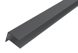 WEO35-60 Alu F-profiel Dark Grey 65x80mm  L-300 cm RAL7022