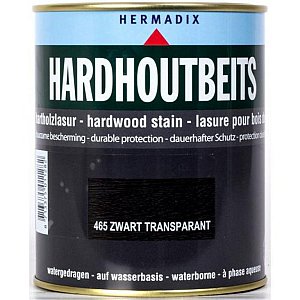 Hardhoutbeits 465 Zwart Transparant (750 ml)