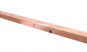 W06830 Douglas geschaafde afdeklat met sponning  42x85x1800 mm, onbehandeld