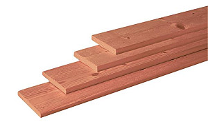 W1017052 Douglas geschaafde plank 16x140x1800 mm onbehandeld