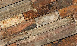 Stone panels 15x60x1,5-2,5 cm Rusty Slate