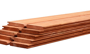 W31674 Betowood scherm douglas inclusief afdekkap 187x224 cm, kleurloos geïmpregneerd