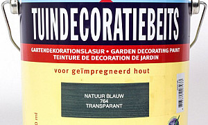 Tuindecoratiebeits transparant 764 Natuur Blauw, 2500 ml