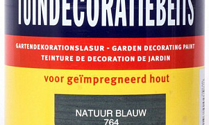 Tuindecoratiebeits transparant 764 Natuur Blauw, 750 ml