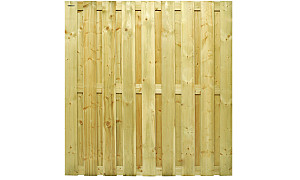 WA306304 Jumbo scherm 20 planks 180x180 cm recht