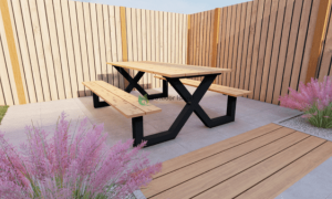 Picknicktafel model X - 160 cm